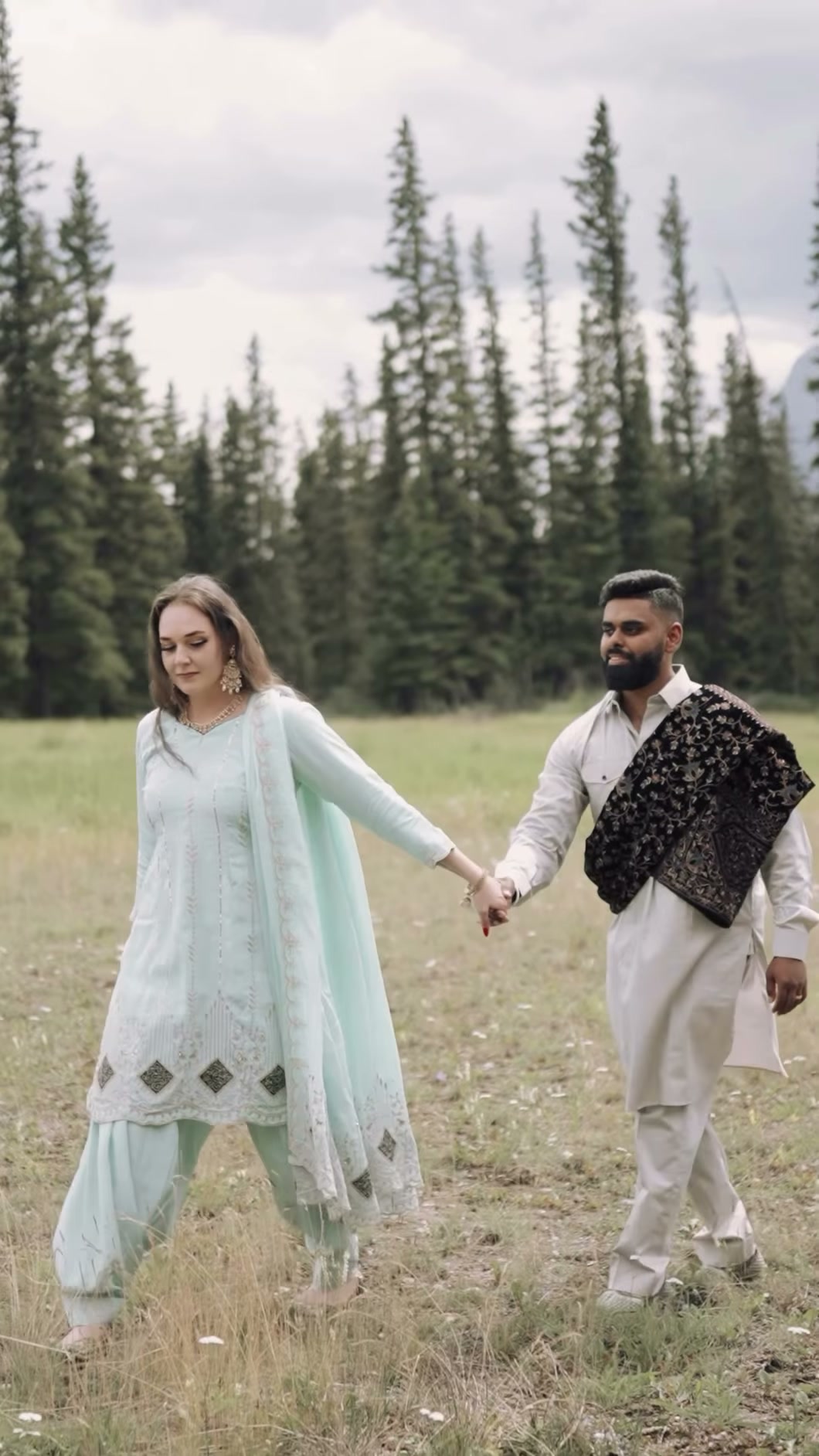 Rachel and Mehtab — still from their wedding film